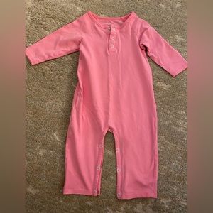 Bubblegum pink long romper